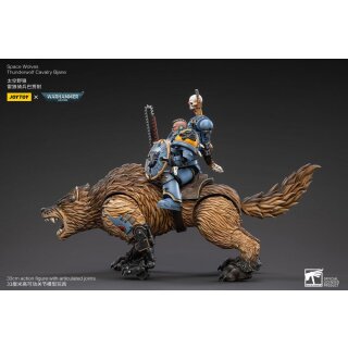Warhammer 40k Actionfigur 1/18 Space Wolves Thunderwolf Cavalry Bjane