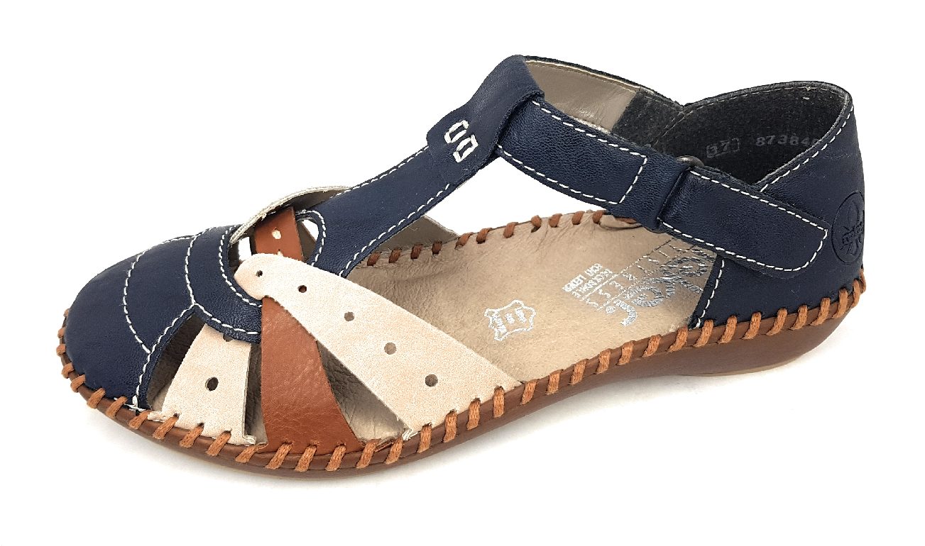 Rieker Gurgaon M1655-14 Blau 14 Pazifik