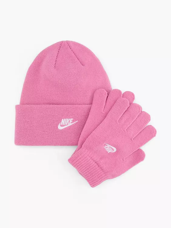 Nike Set aus Handschuhen und Mütze