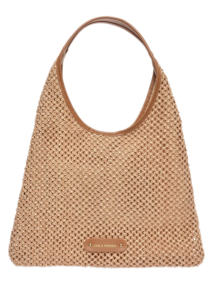 Carla Ferreri Strandtasche in Braun günstig kaufen onesize