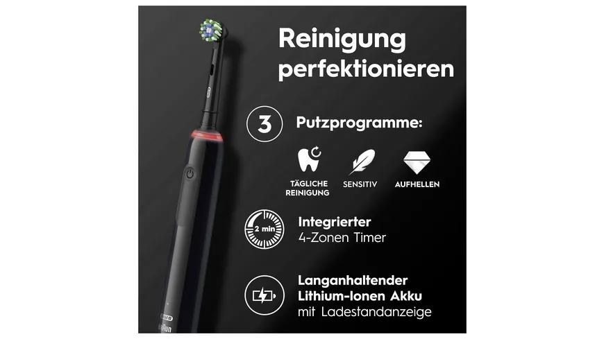 Oral-B Pro 3 3000 Cross Action Black