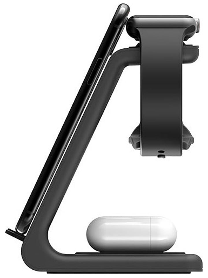 SmartCase Docking-Station für iPhone, Apple-Watch, AirPods in Schwarz günstig kaufen onesize