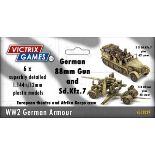 German 88mm Gun and Sd.Kfz.7