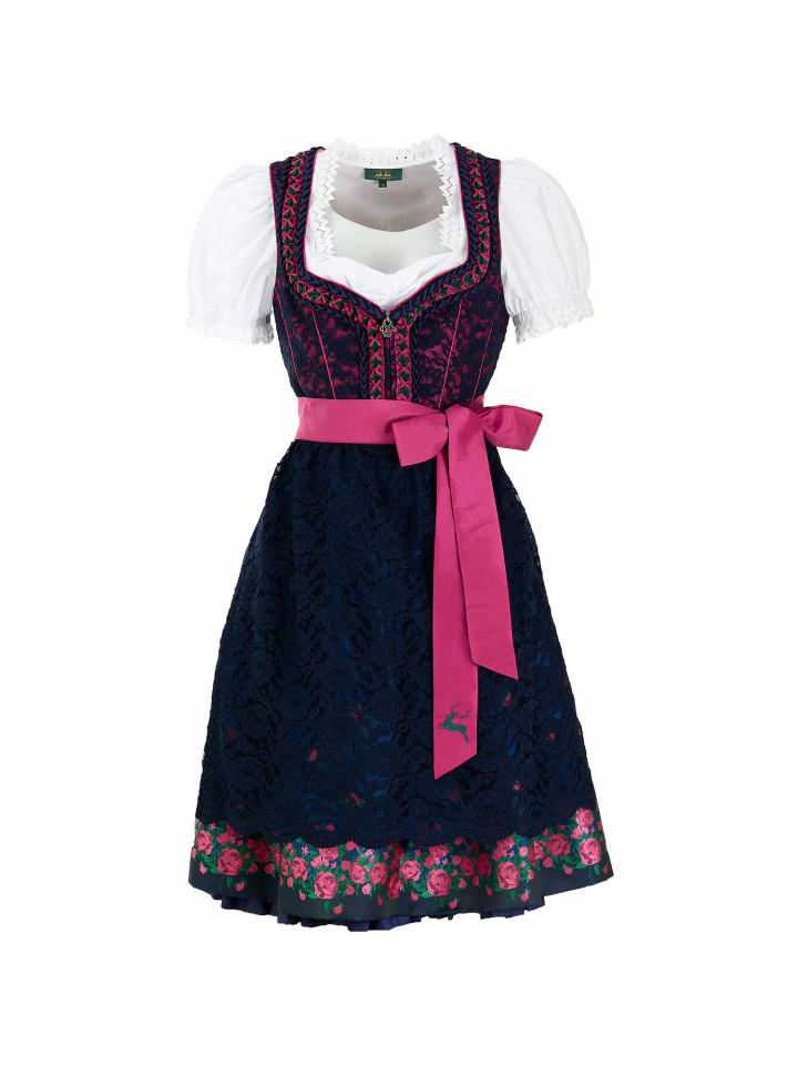 Wiesnkönig Dirndl Carolina in Marine günstig kaufen 36