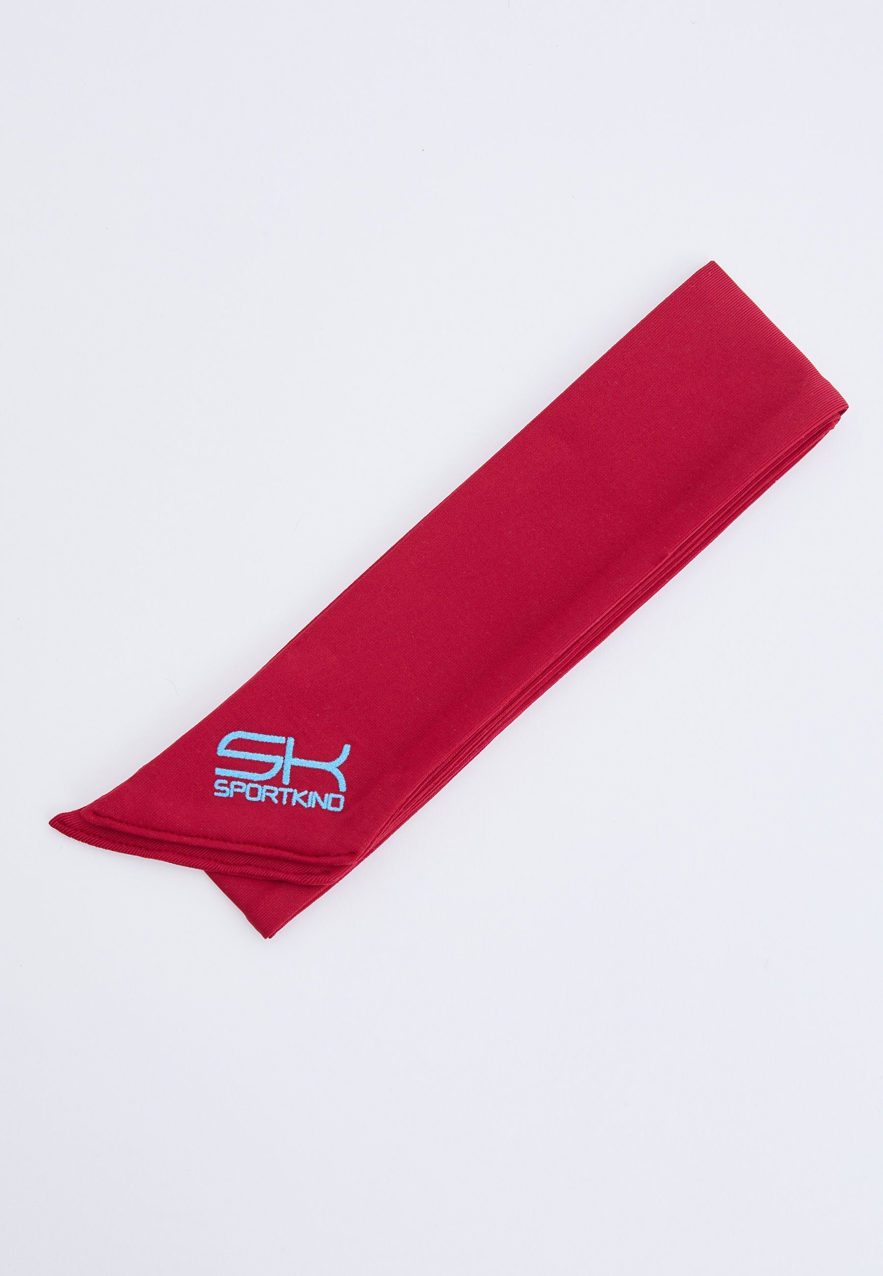 SPORTKIND Schweißband Tennis Stirnband Schweißband, unisex Kinder & Erwachsene, bordeaux rot