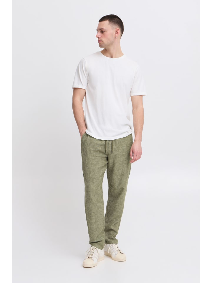 BLEND Leinenhose in Grün günstig kaufen
