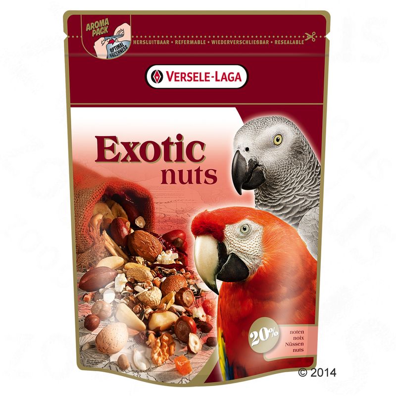 Vogelsnacks zu Discountpreisen % bei bitiba: Versele-Laga Exotic Nuts