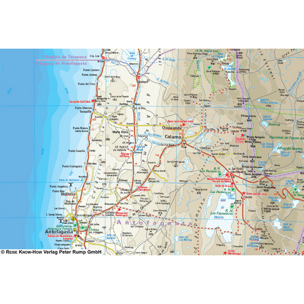 RKH WMP CHILE 1 : 1.600.000 - Straßenkarte