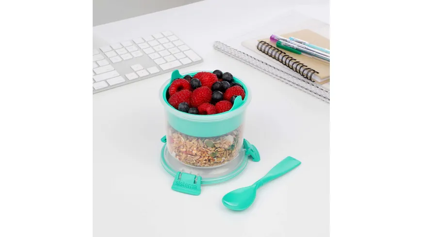 sistema Lunchbox BREAKFAST TO GO 530ml Achtung: diesen Artikel gibt es in verschiedenen farblichen Ausführungen. Sie erhalten nur 1 Artikel (zufällige Auswahl im Lager). Eine Vorauswahl ist leider nicht möglich.