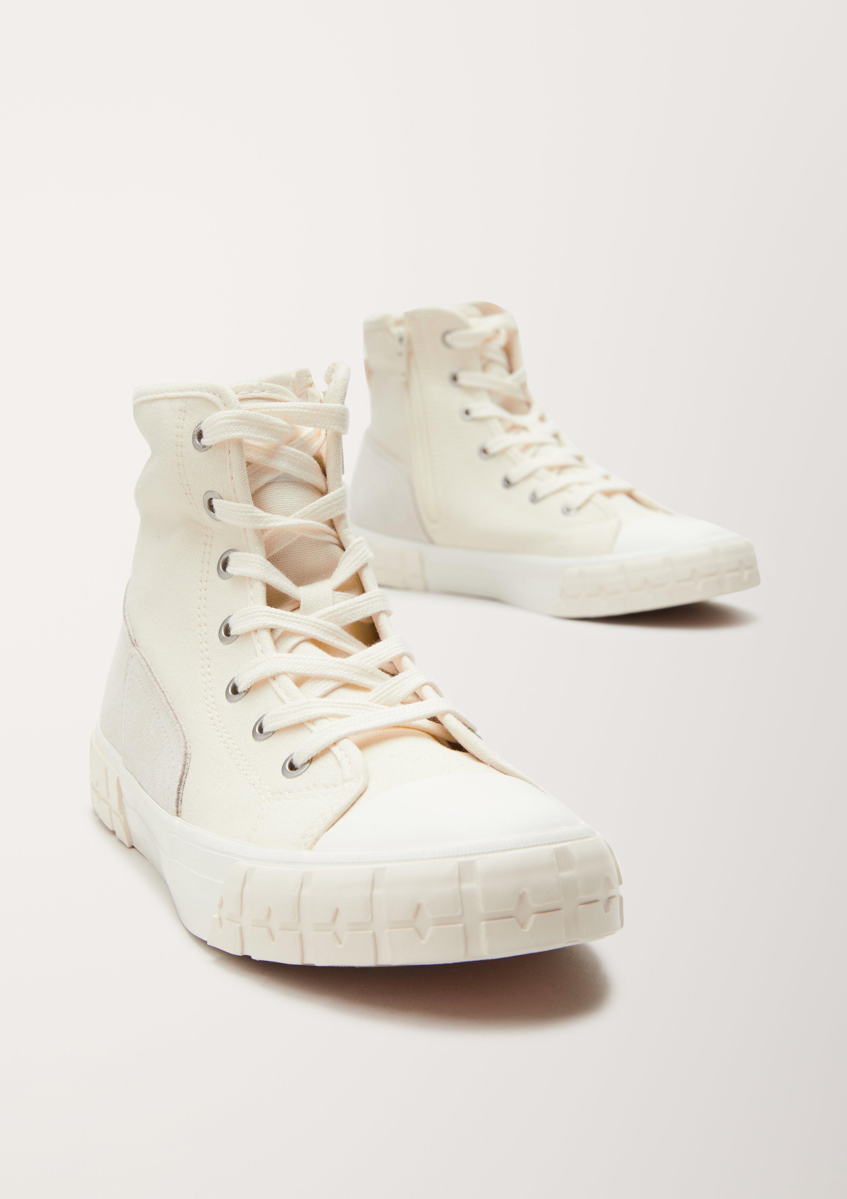 Hohe Sneaker mit Leder-Details  6005692-410