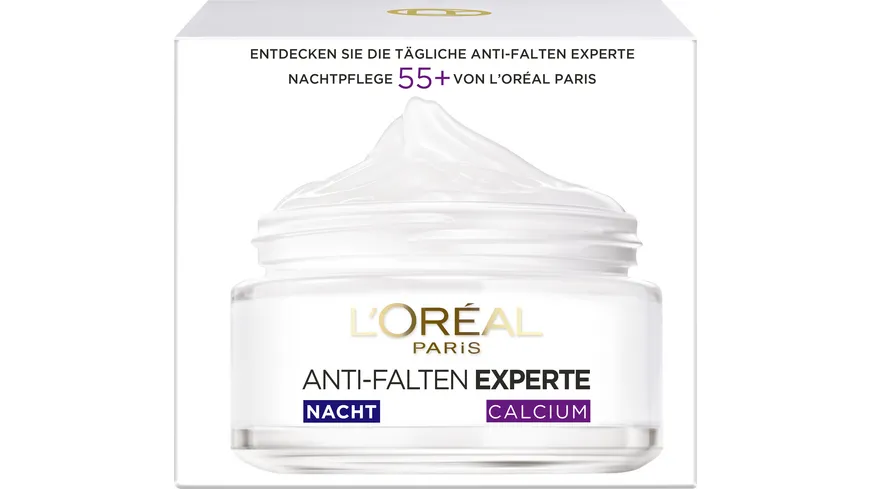 L'oréal Paris Dermo Anti Falten Expert 55+ Nachtpflege Tiegel 50ml 50 ml