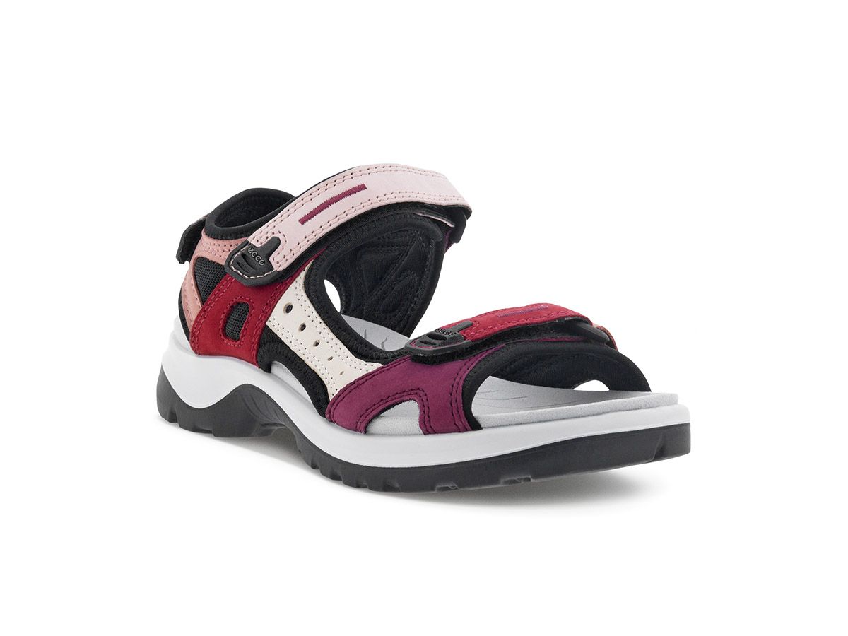 Ecco Offroad Yucatan Multicolor Chili Red Damen Sandalen