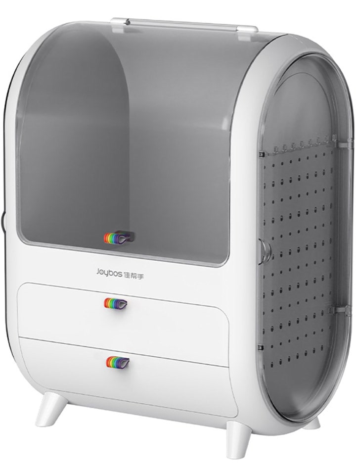 Joybos Kosmetik-Organizer in Weiß/ Grau - (B)28,5 x (H)36,5 x (T)18,5 cm günstig kaufen onesize