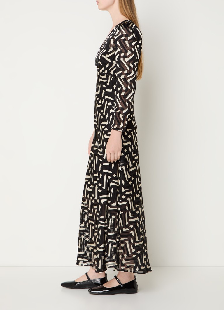 Vestido túnica largo Diandra de French Connection con estampado gráfico