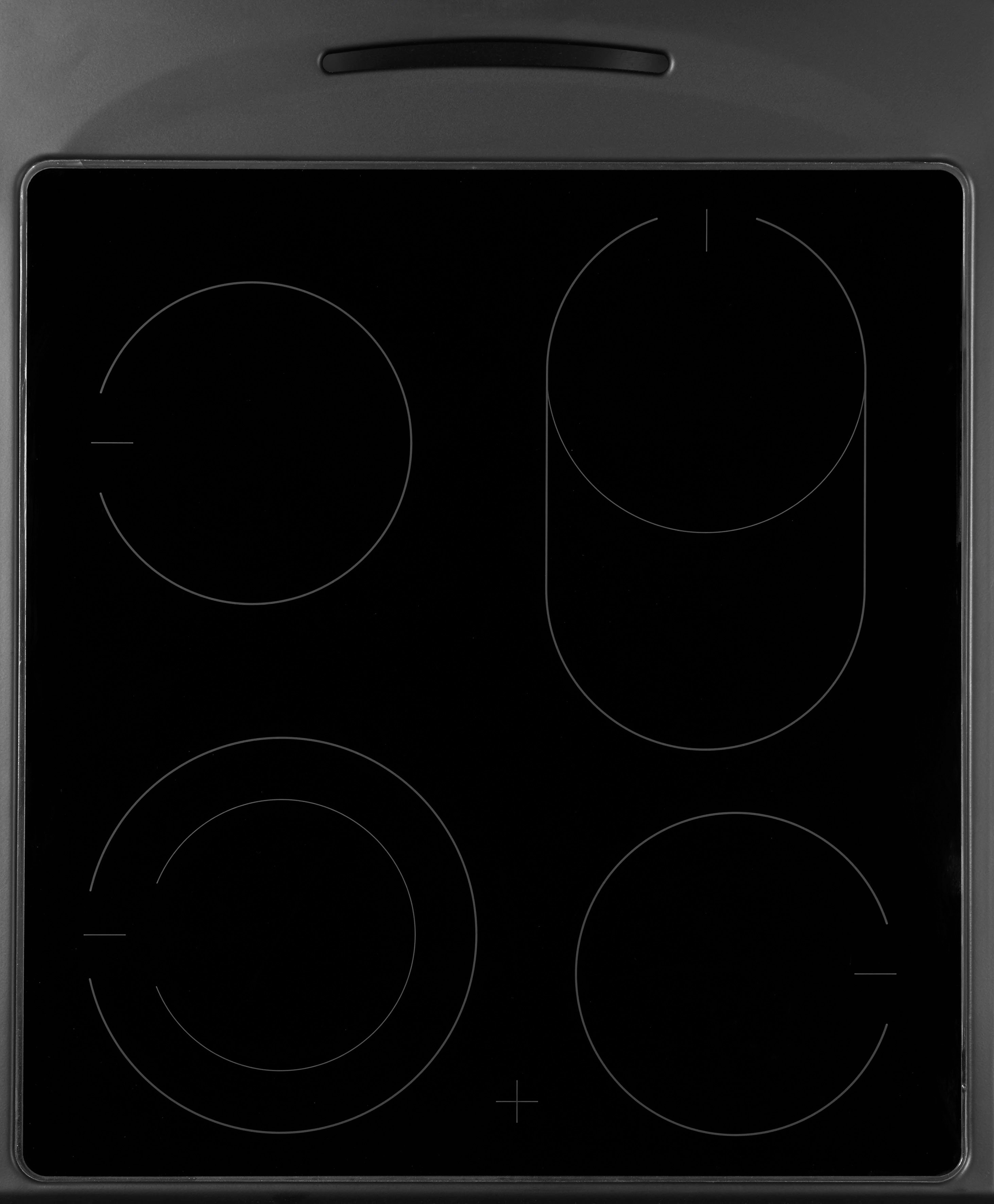Amica Elektro-Standherd SHC 11503 SM, mit 2-fach-Teleskopauszug, Steam Clean