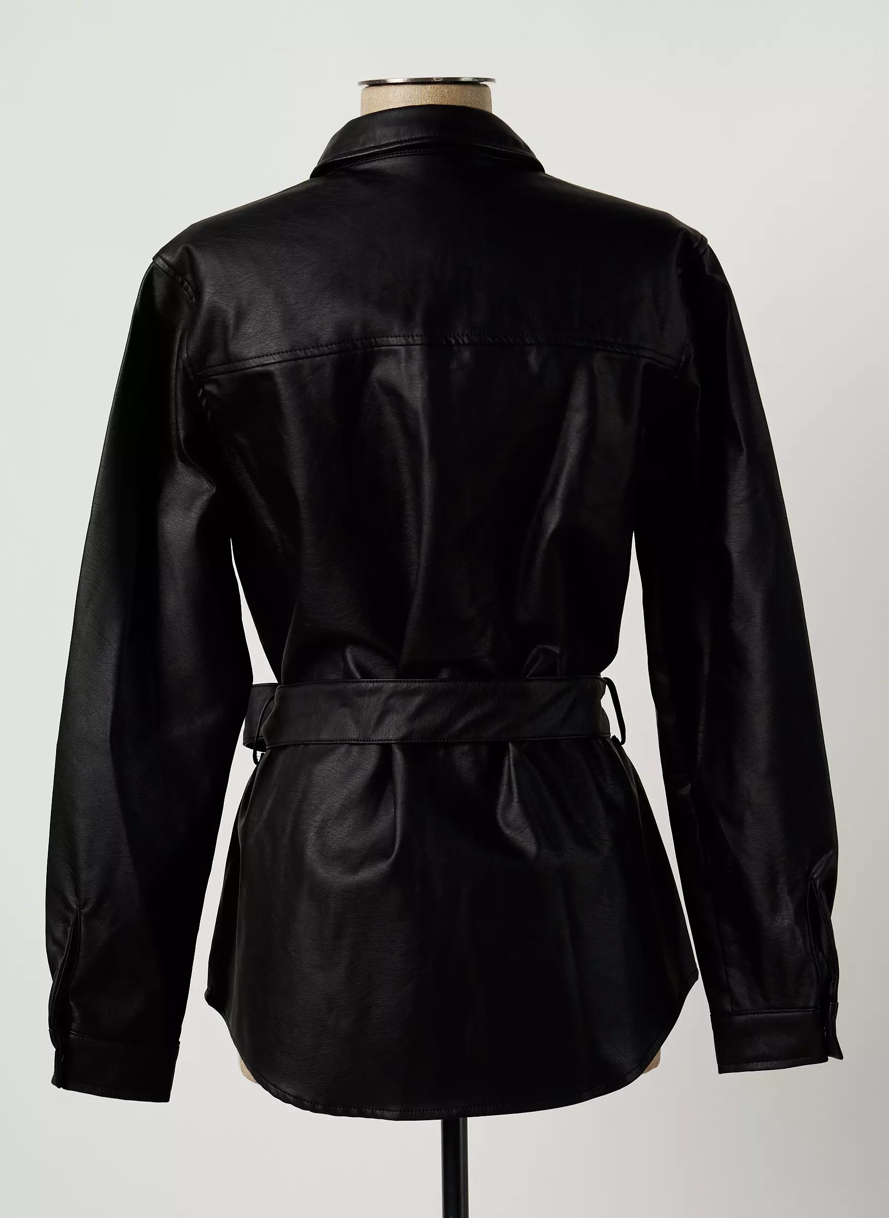 Garcia Vestesimilicuir Femme couleur noir