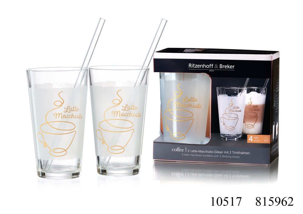Latte Macchiatogläser-Set Coffee