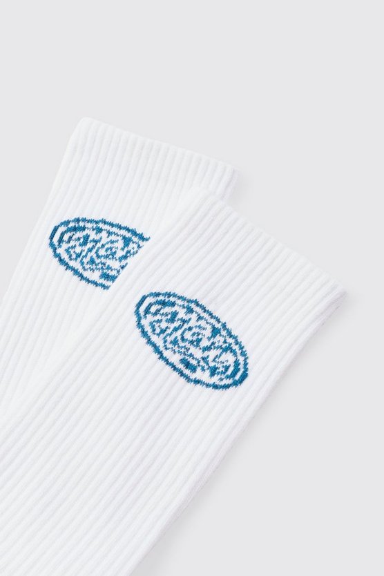 Socken mit Man-Logo