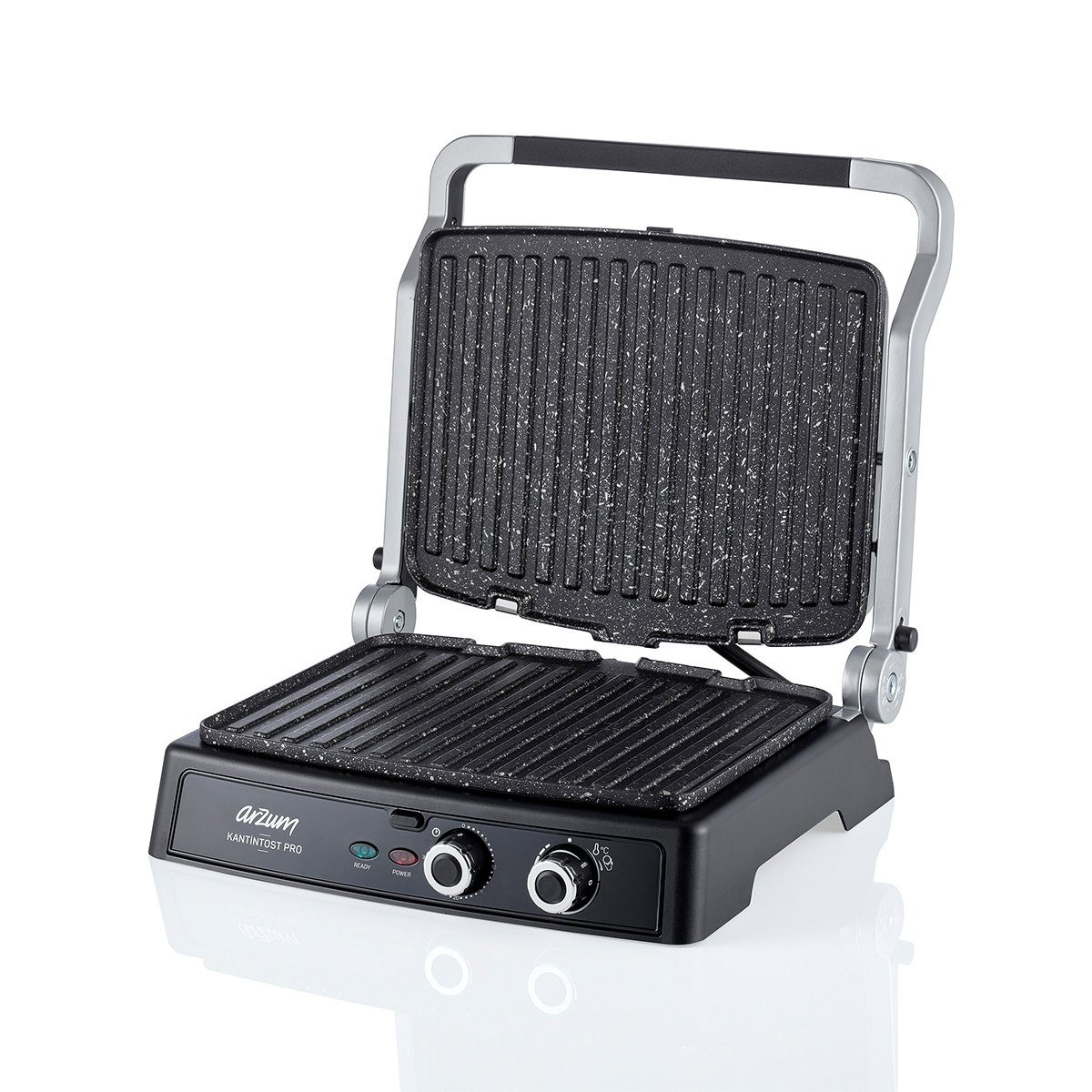 Arzum Sandwichmaker Tostçu Delux 2000W, Kontaktgrill Sandwichmaker Sandwich-Toaster