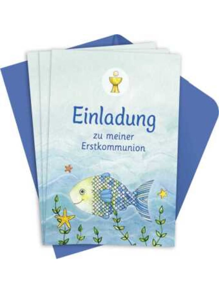 Pattloch Papeterie/PBS - Der Wunschfisch. Einladungskarten zur Erstkommunion günstig kaufen onesize