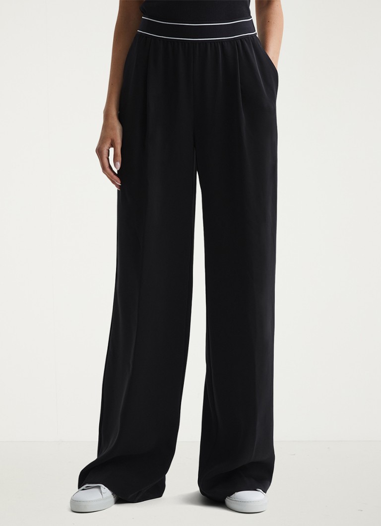 Reiss Abigail high-waist wide-fit trousers with side pockets