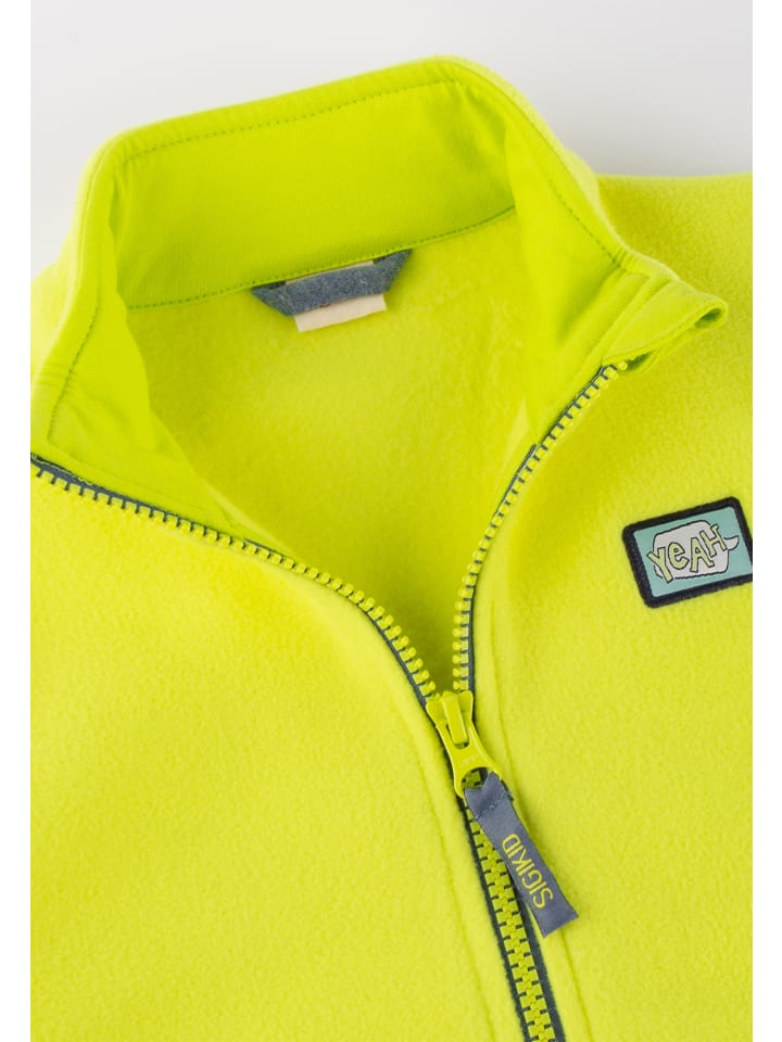 Sigikid Fleecejacke Sporty Dino in Neongelb günstig kaufen