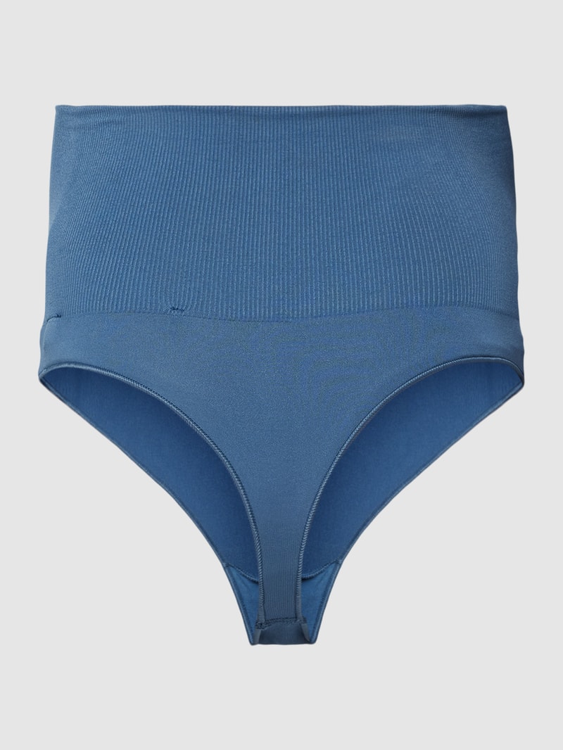 Umstands-String mit hohem Bund Modell 'LILJA' im 2er-Pack in blau