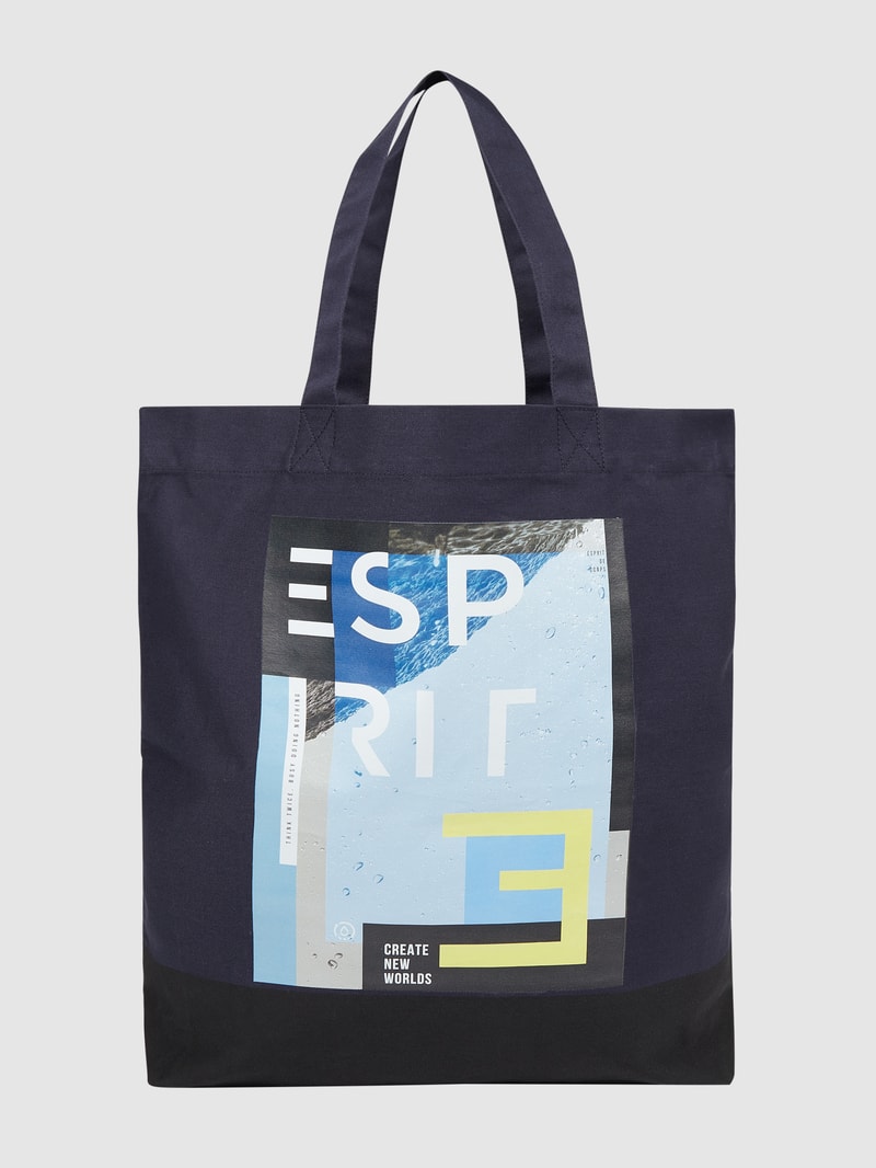 Tote Bag aus Baumwolle in blau