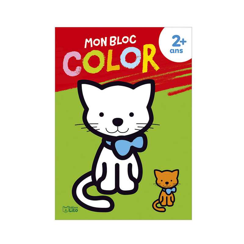 Livre Le chat bloc color 2 ans et + - Lito
