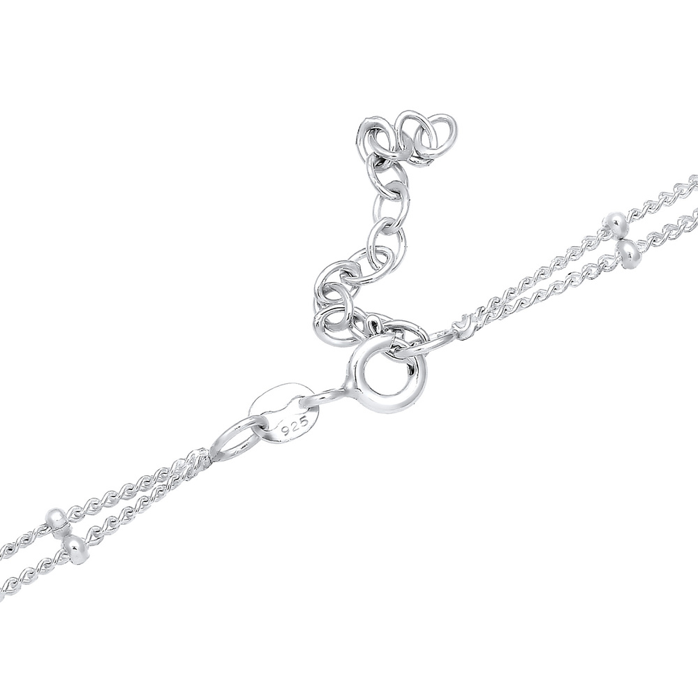Elli Elli Collier Femmes Choker Look des Couches Coeur Tendance en Argent Sterling 925 collier