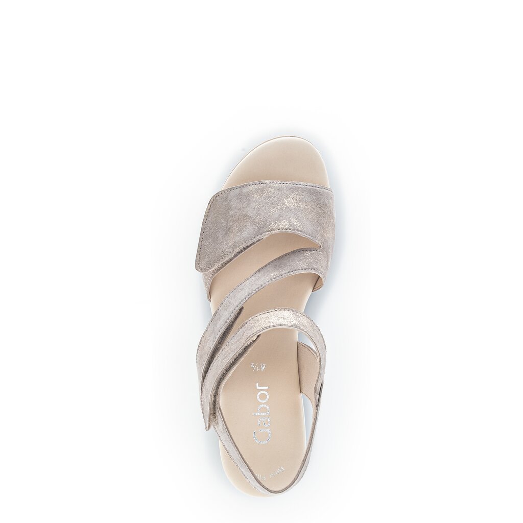 Gabor fashion Keilsandalette beige
