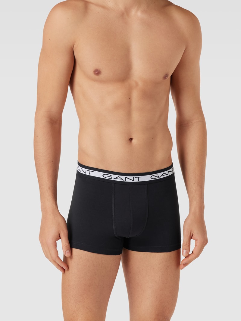 Trunk mit elastischem Logo-Bund im 5er-Pack Modell 'Basic Trunk' in schwarz