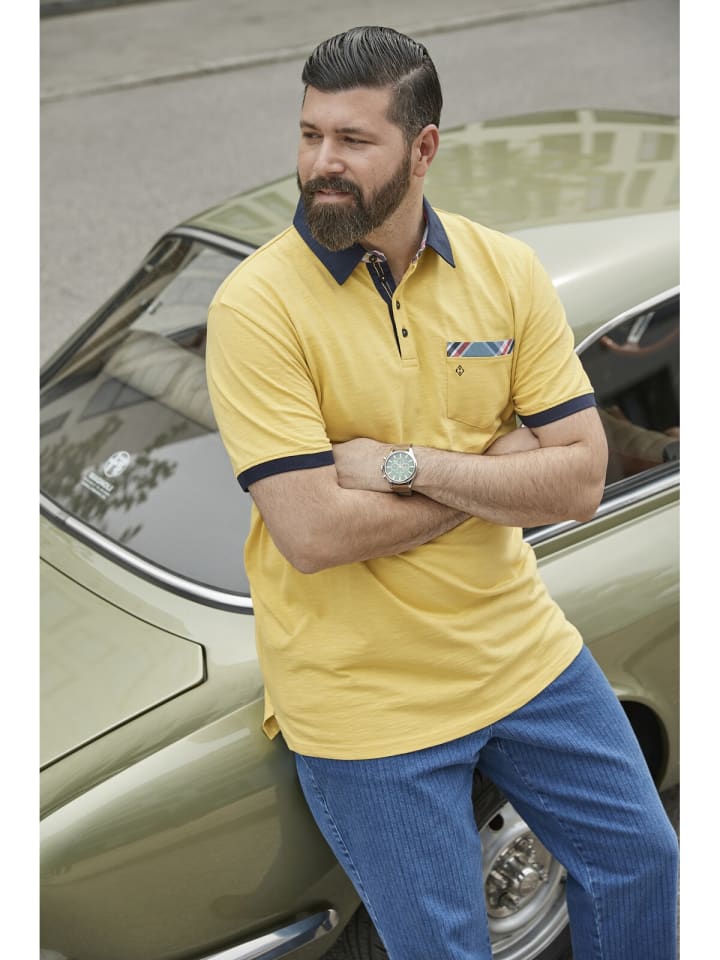 Charles Colby Poloshirt EARL BREANDAN in gelb günstig kaufen