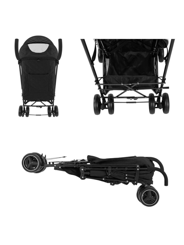 Kikkaboo Kinderwagen Käfer Stahlrahmen in schwarz günstig kaufen onesize