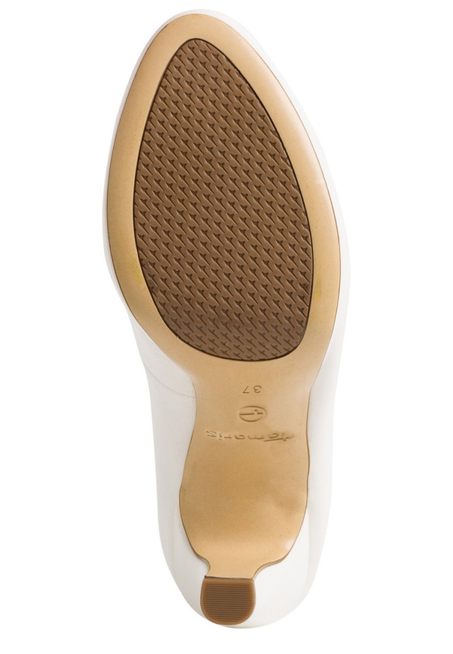 TAMARIS Sling-Pumps weiss