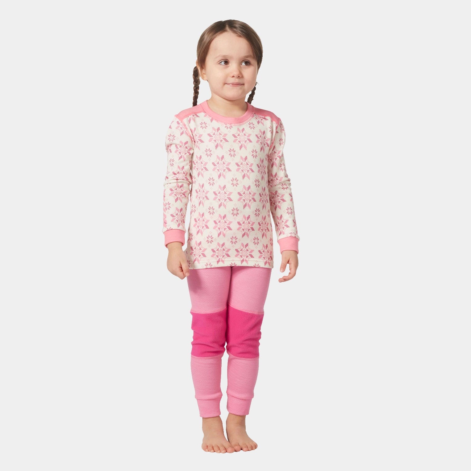 Kids' Graphic LIFA® Merino Wool Base Layer Set