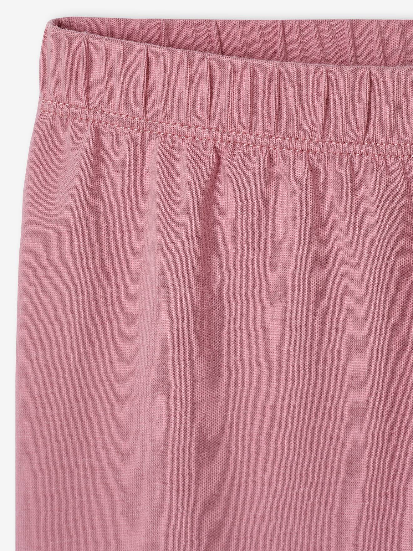 Vertbaudet 2er-Pack Mädchen 3/4-Leggings BASIC Oeko-Tex - pack koralle