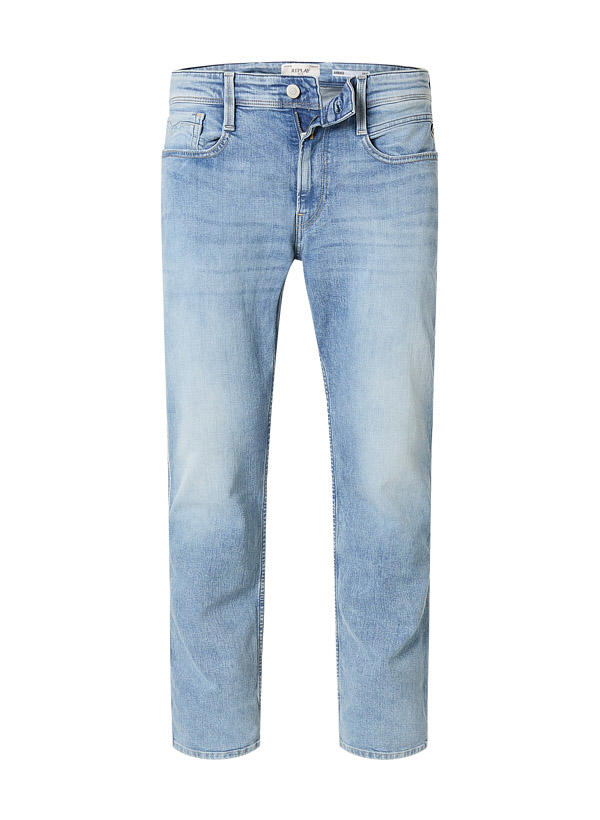Replay, Jeans Anbass, Slim Fit, Baumwoll-Stretch, hellblau