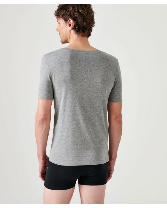 Lot de 2 tee-shirts Essential col rond, manches courtes