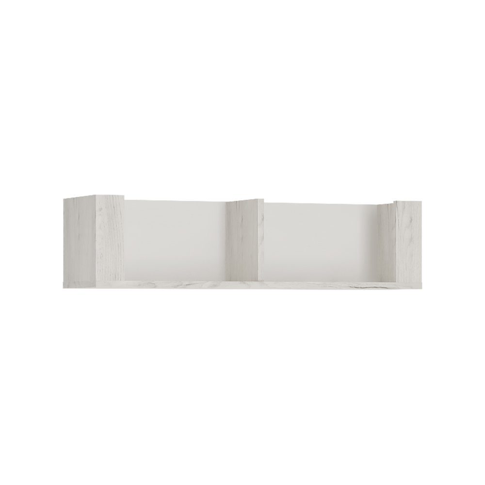 Lomadox Schlafzimmer-Set AMANTEA-129, (Spar-Set, 7-St), mit Bett 140x200cm, Craft Eiche weiß