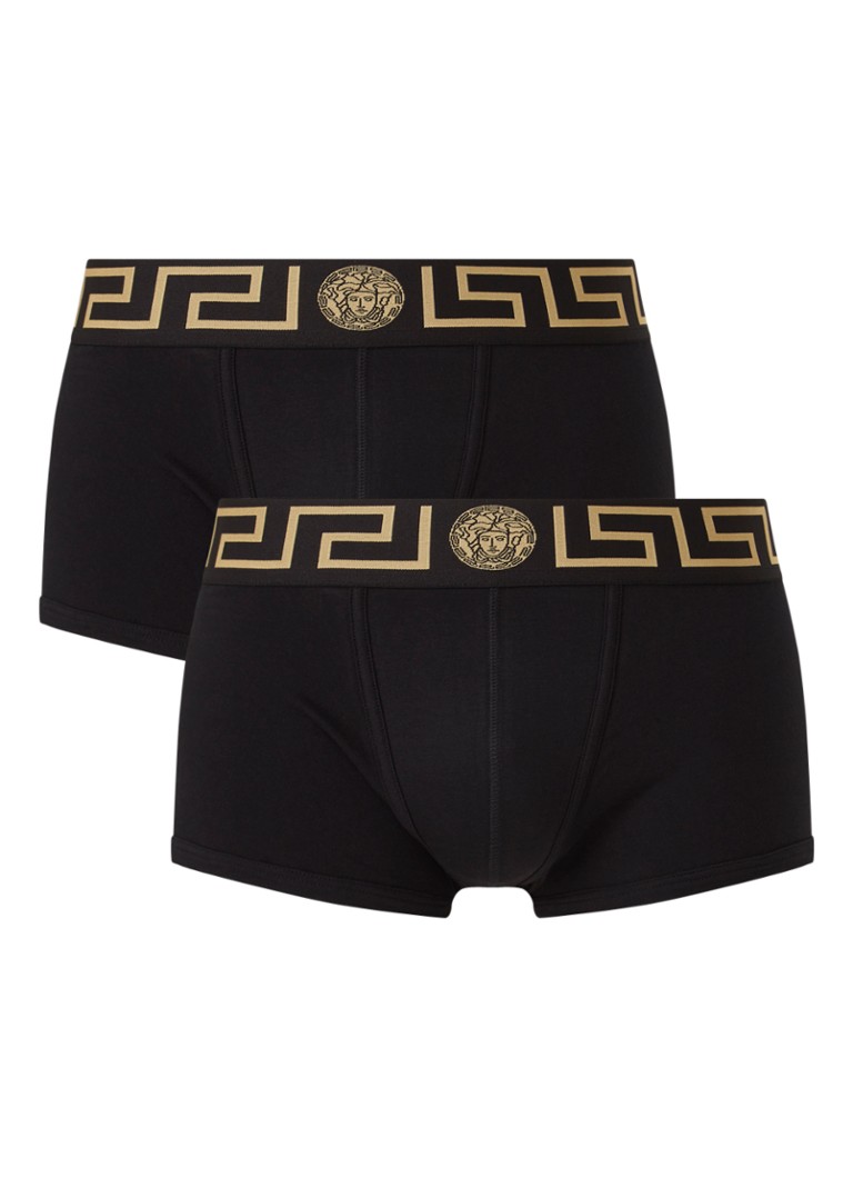 Versace Trunk -bokserit logonauhalla, 2 kpl pakkaus