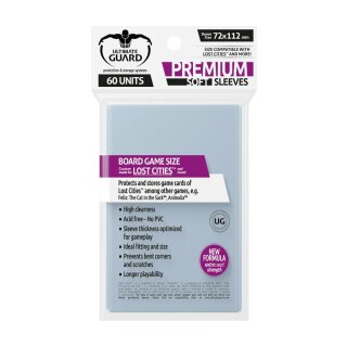 Ultimate Guard Premium Soft Sleeves für Brettspielkarten Lost Cities (60)