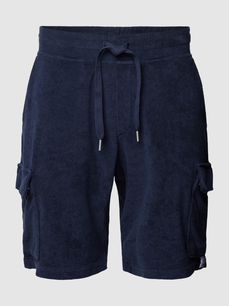 Shorts mit Cargotaschen in marineblau