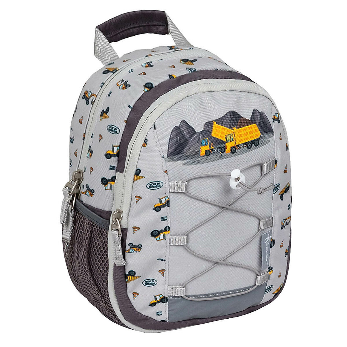 Kindergartenrucksack Mini Kiddy Kindergartenrucksack für 1-3 Jährige Kinder mit Brustgurt grau