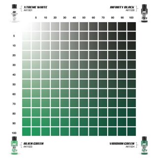Dual Exo Set 12 - 12A Alien Green & 12B Viridian Green
