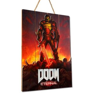 Doom WoodArts 3D Holzdruck Eternal 30 x 40 cm