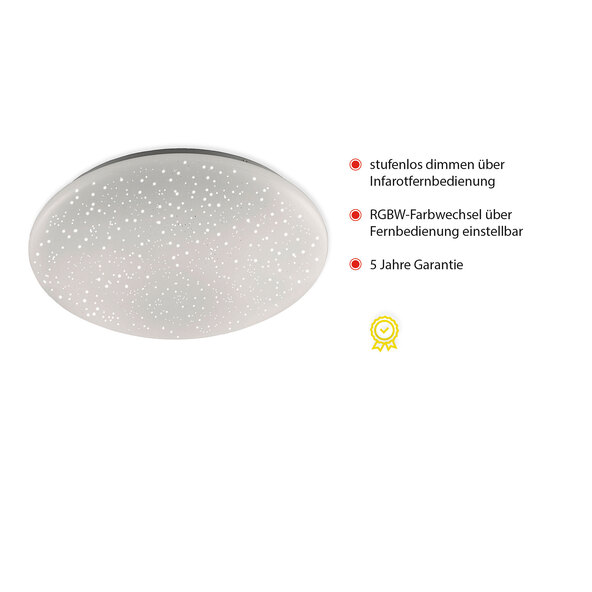 LED-Deckenleuchte Skyler, ⌀ 39 cm