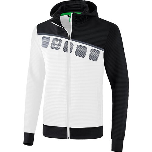 FUSSBALL - TEAMSPORT TEXTIL - JACKEN 5-C TRAININGSJACKE MIT KAPUZE KIDS