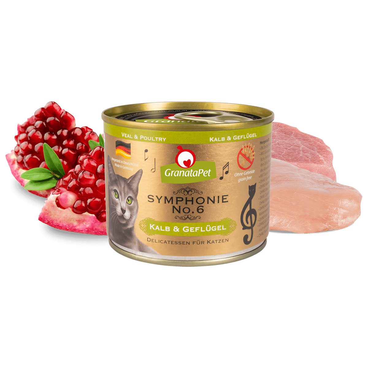 GranataPet Symphonie No. 6 Kalb & Geflügel 6x200g