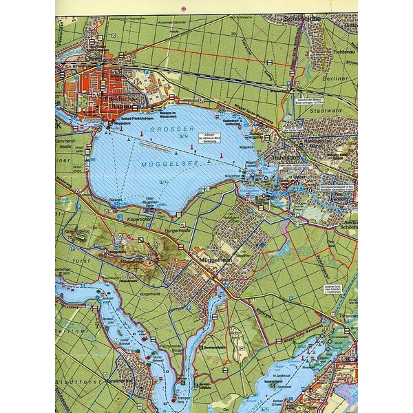 Dahme - Spree - Köpenick, Erkner, Königs Wusterhausen 1 : 35 000 - Fahrradkarte